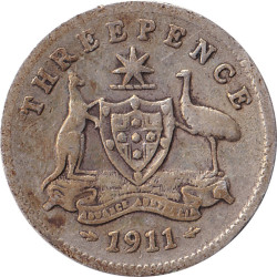 Australia - 3 pence -...