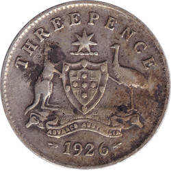 Australia - 3 pence -...