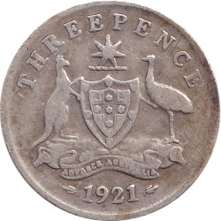 Australia - 3 pence -...