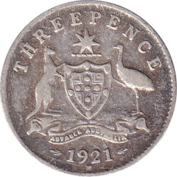 Australia - 3 pence -...