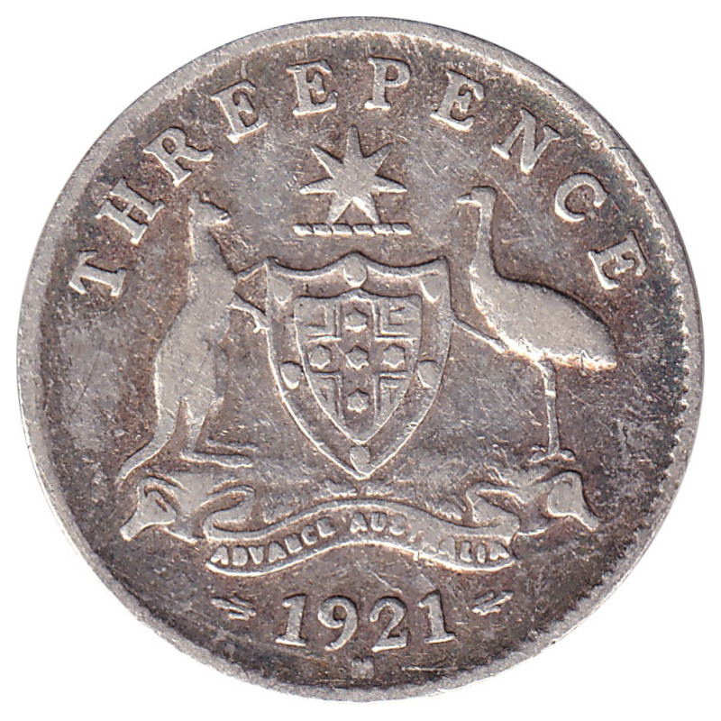 Australia - 3 pence - George V - 1921 - No 52