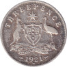 Australia - 3 pence - George V - 1921 - No 52