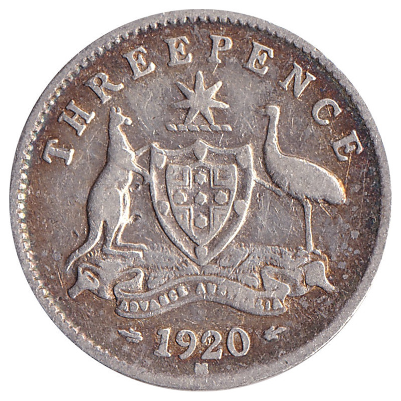 Australia - 3 pence - George V - 1921 M - No 54