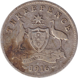 Australia - 3 pence -...
