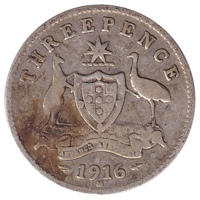 Australia - 3 pence - George V - 1920 M - No 55