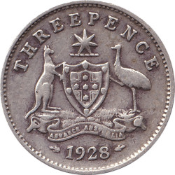 Australia - 3 pence -...