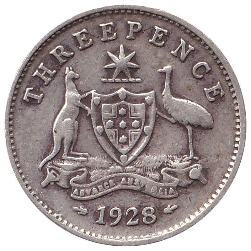 Australia - 3 pence - George V - 1916 M - No 56