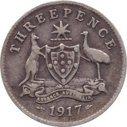 Australia - 3 pence -...