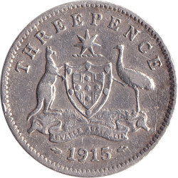 Australia - 3 pence -...
