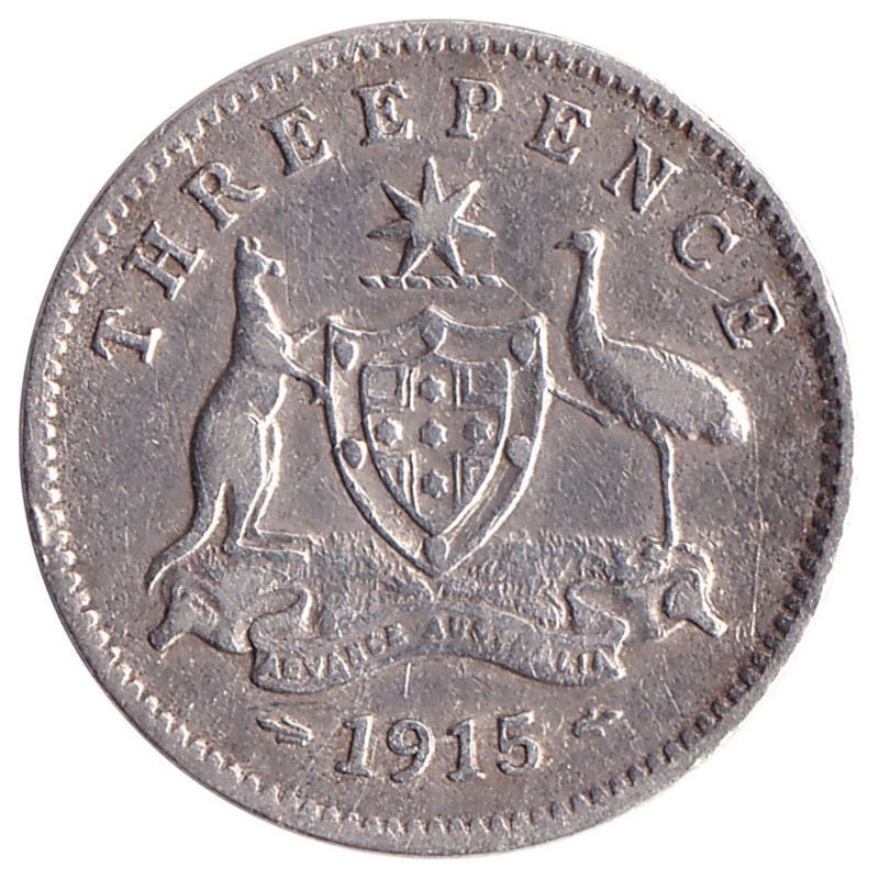Australia - 3 pence - George V - 1917 M - No 61