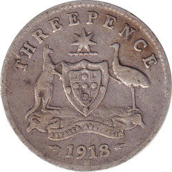 Australia - 3 pence -...