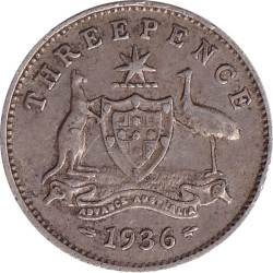 Australia - 3 pence -...