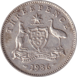 Australia - 3 pence -...