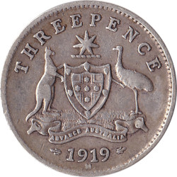 Australia - 3 pence -...