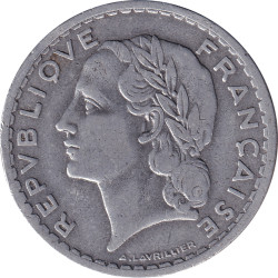 France - 5 francs - Lavrillier - 1952 - No 77