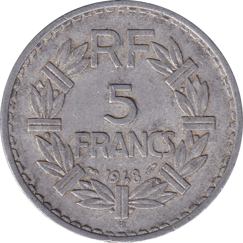 France - 5 francs - Lavrillier - 1948 B - No 78