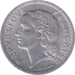 France - 5 francs - Lavrillier - 1945 C - No 81