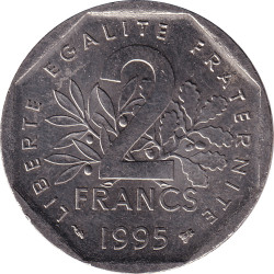France - 2 francs - Semeuse...