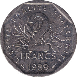 France - 2 francs - Semeuse...
