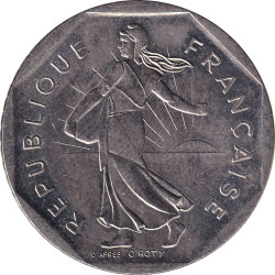 France - 2 francs - Semeuse - 1993 - No 91