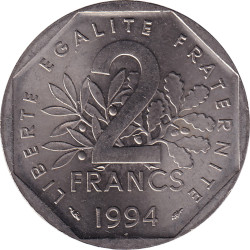 France - 2 francs - Semeuse...