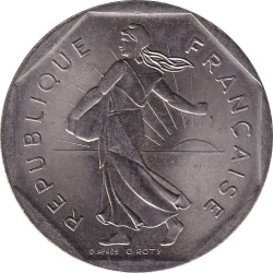 France - 2 francs - Semeuse - 1989 - No 92