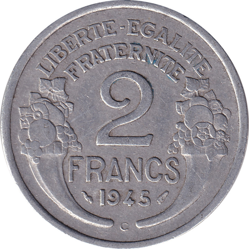 France - 2 francs - Morlon - 1945 C - No 93