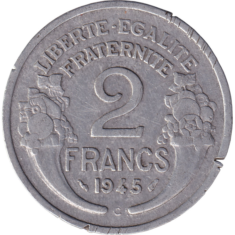 France - 2 francs - Morlon - 1945 C - No 94