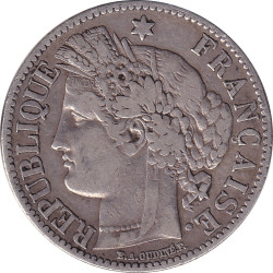 France - 2 francs - Cérès - Avec légende - 1887 A - No 100
