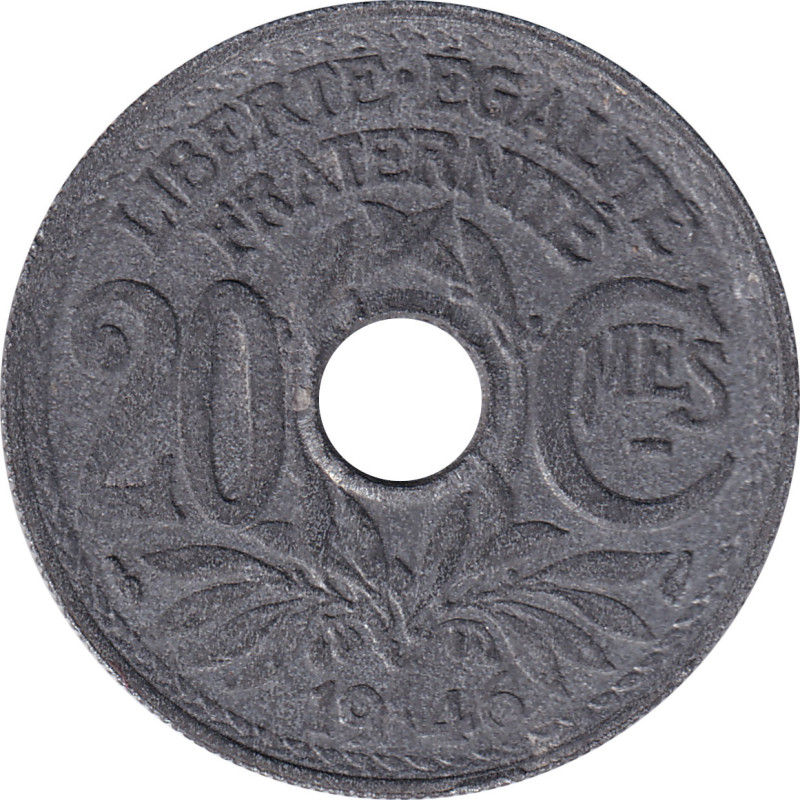 France - 20 centimes - Lindauer - 1945 C - No 102