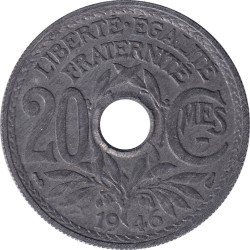 France - 20 centimes -...