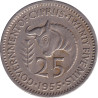 Chypre - 25 mils - Elizabeth II -  1955