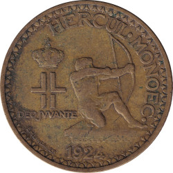Monaco - 5 francs - Rainier III - Monogramme - 1977 - No108