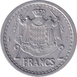 Monaco - 2 francs - Crédit...