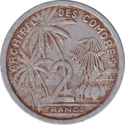 Comoros - 2 francs -...