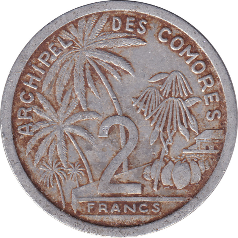 Comoros - 2 francs - Archipel des Comores - 1964 - No111