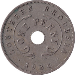 Rhodesia - 1/2 penny -...