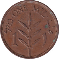 Palestine - 1 mil - Plant - 1939 - No 133