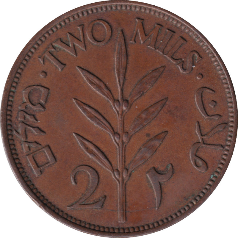 Palestine - 1 mil - Plant - 1942 - No 134