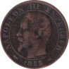France - 5 centimes - Napoléon III - Bare head - 1854 K - No138