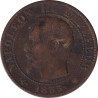 France - 5 centimes - Napoléon III - Bare head - 1853 B - No141