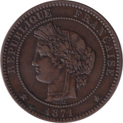 France - 10 centimes - Napoléon III - Laureate head - 1861 A - No146